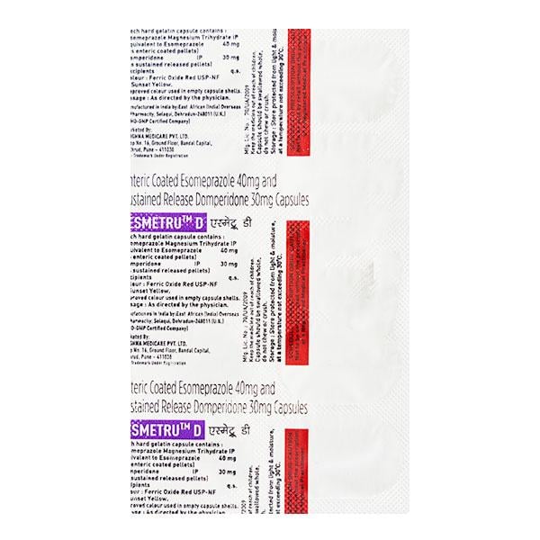 ESMETRU D Capsule 10's