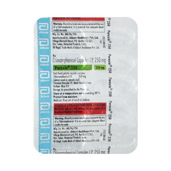 Paraxin 250mg Capsule 10'S