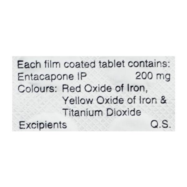 Entacom 200mg Tablet 10'S