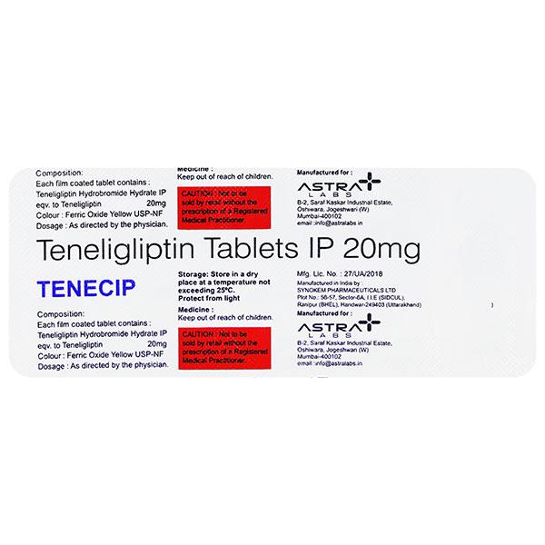 TENECIP 20 Tablet 10's