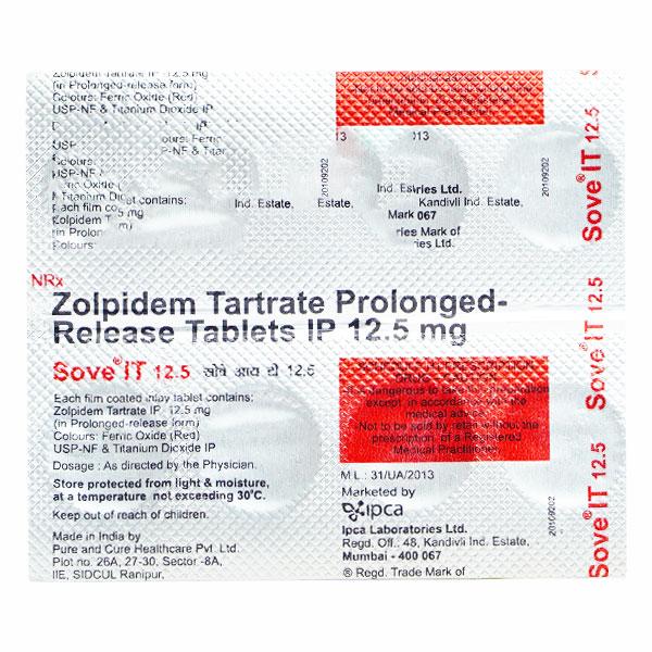 Sove IT 12.5mg Tablet 10'S