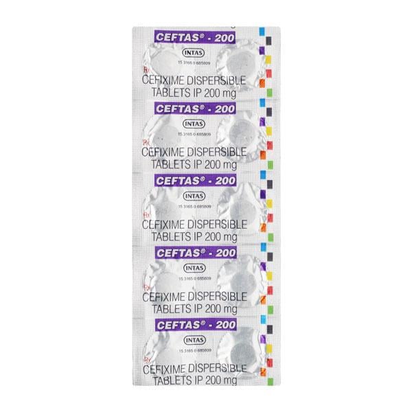 Ceftas 200mg Tablet 10'S