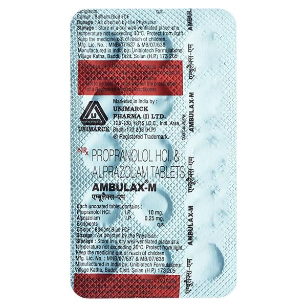 Ambulax M Tablet 15's