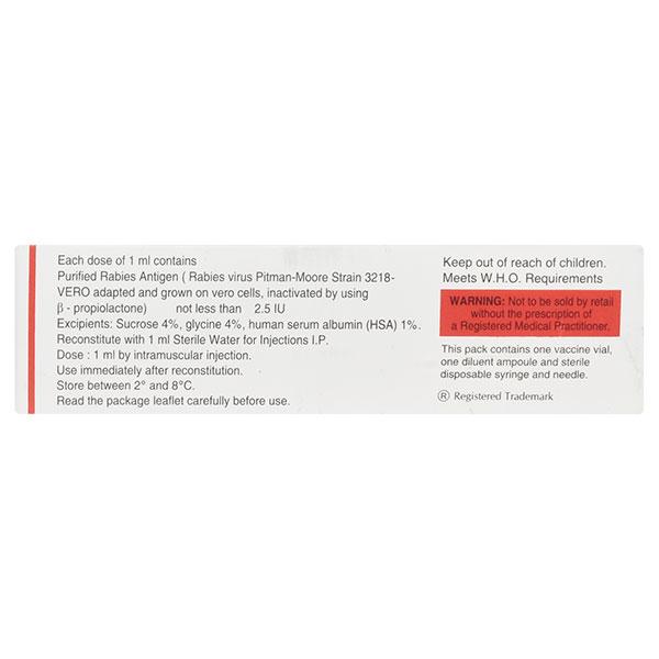 Rabivax S Vaccine 1ml