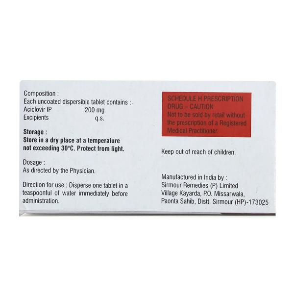 Herpikind 200mg Tablet 10'S