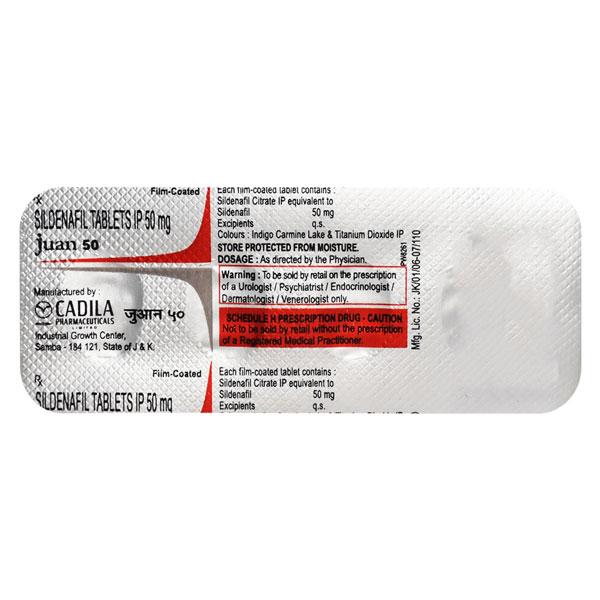 Juan 50mg Tablet 4'S