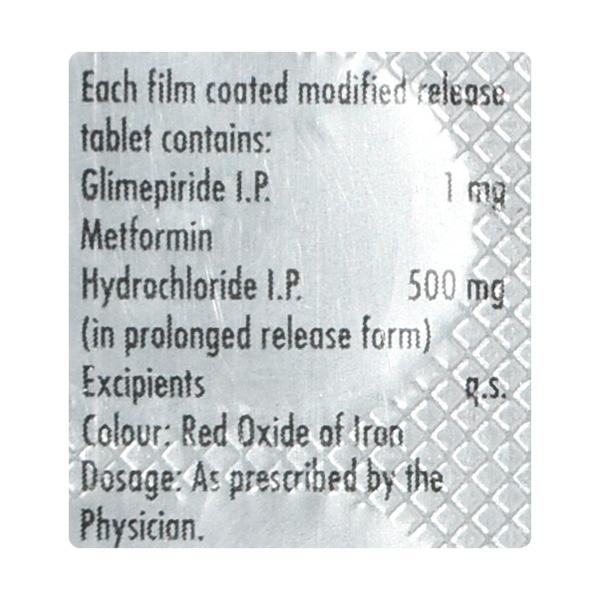 Gluformin G1 New Tablet 15'S