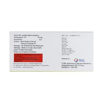 MITAPIN 15mg Tablet 10's