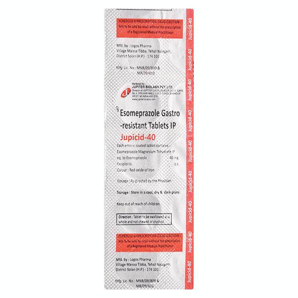 JUPICID 40mg Tablet 10's