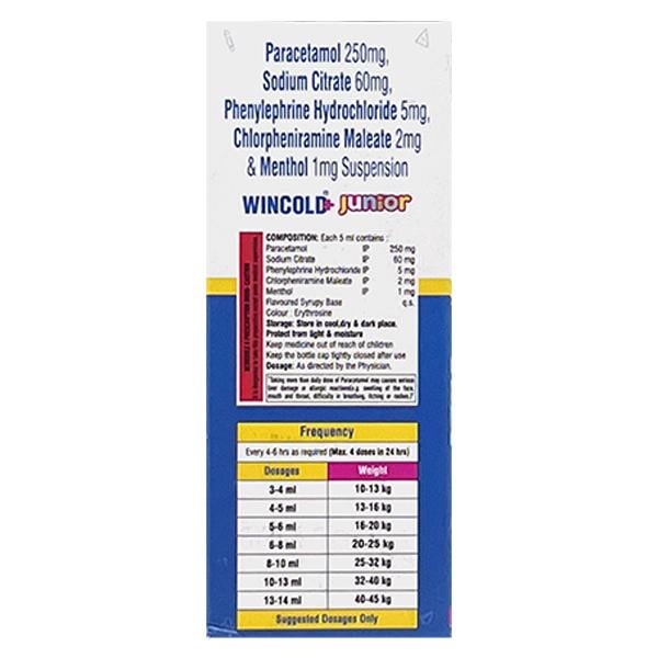 WINCOLD + JUNIOR TUTTI FRUTI ICE CREAM FLAVOUR Suspension 60ml