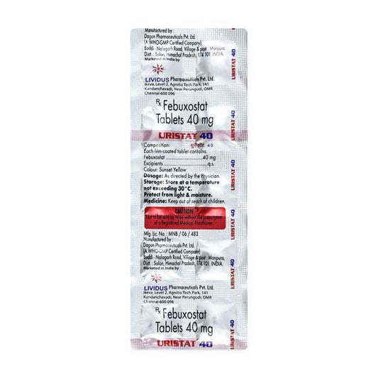 Uristat 40mg Tablet 10'S