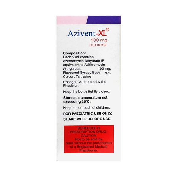 AZIVENT XL 100 MG REDIUSE Oral Suspension 30ml