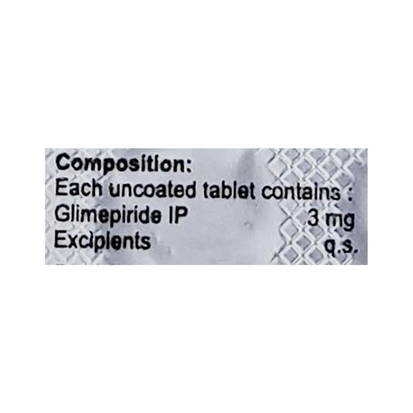 Glynamic 3Mg Tablet 10's
