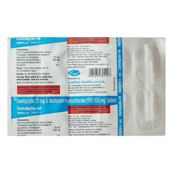 DEBILIPTIN M Tablet 10's