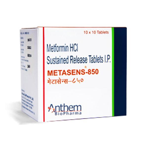 Metasens 850mg Tablet 10'S