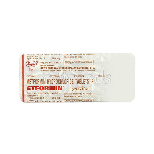 Etformin Tablet 10'S