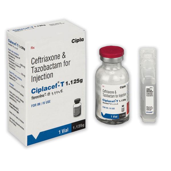 CIPLACEF T 1.125gm Injection 1's