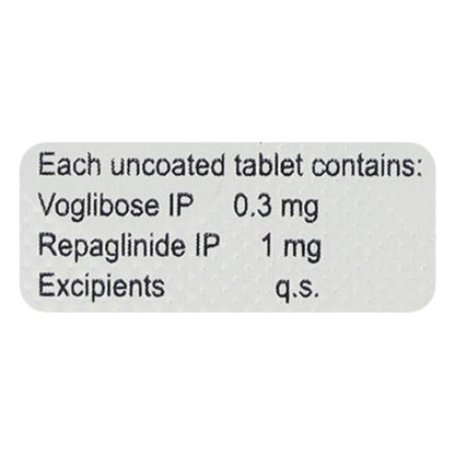 VOGLINORM R 1 Tablet 10's
