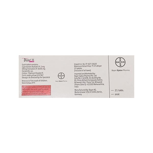 Diane 35 Tablet 21'S