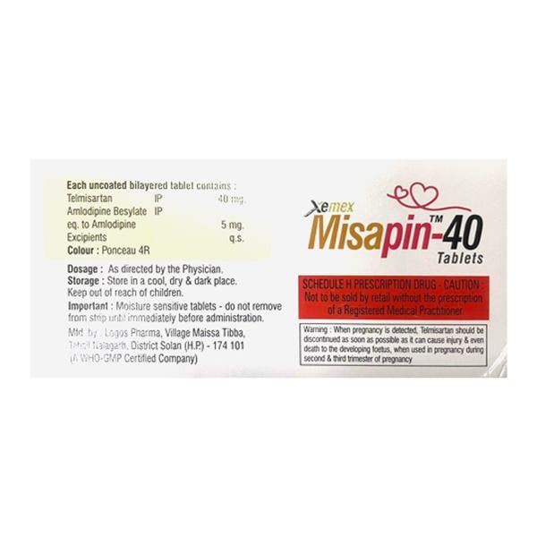 MISAPIN 40 Tablet 15's