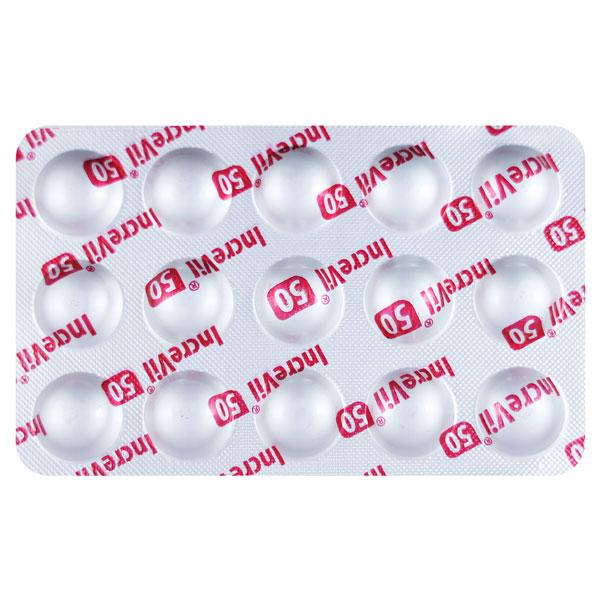 INCREVIL 50mg Tablet 15's