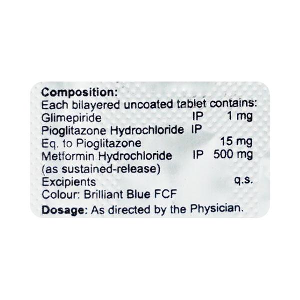 DAILYGLIM PM 1mg Tablet 10's