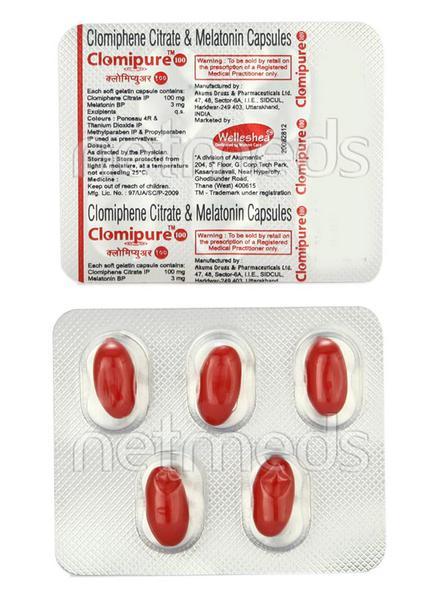 Clomipure 100mg Capsule 5'S