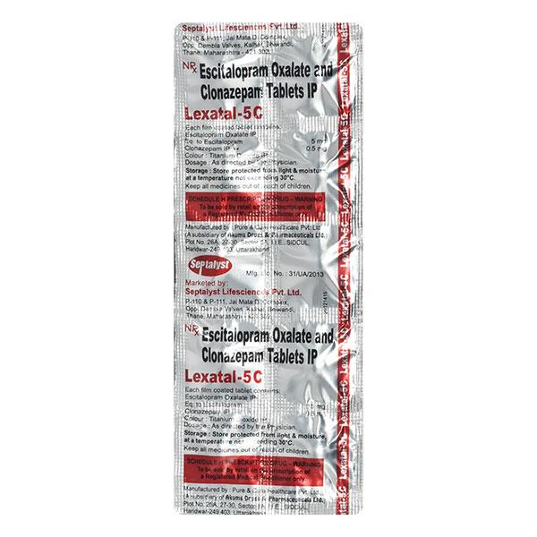 LEXATAL C 5 Tablet 10's