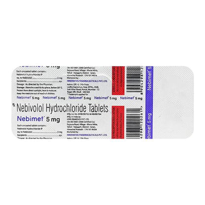 NEBIMET 5mg Tablet 10's