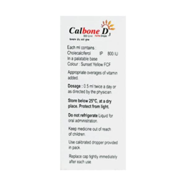 CALBONE D3 FORTE MANGO FLAVOUR 800iu Drops 15ml