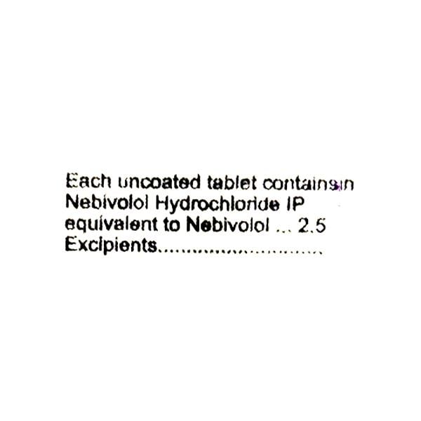 Nebipil 2.5mg Tablet 10'S