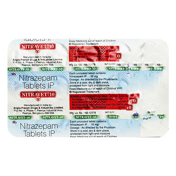 Nitravet 10mg Tablet 15'S