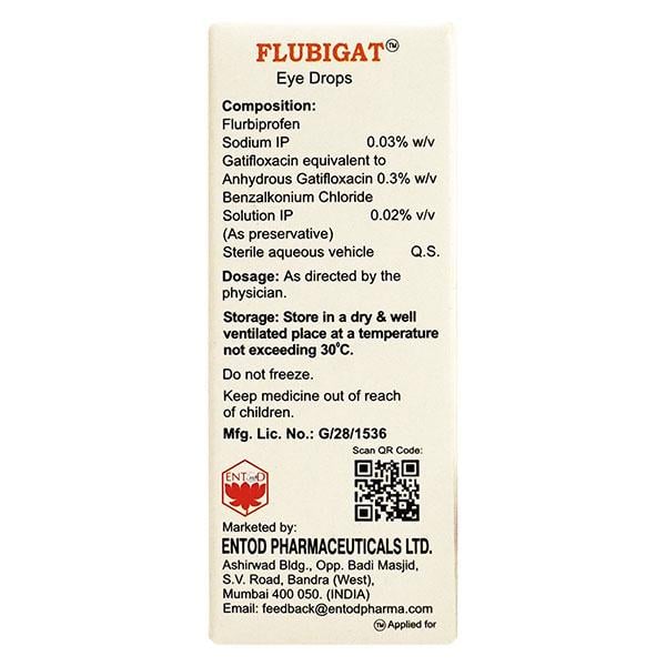 FLUBIGAT EYE DROPS 5ML