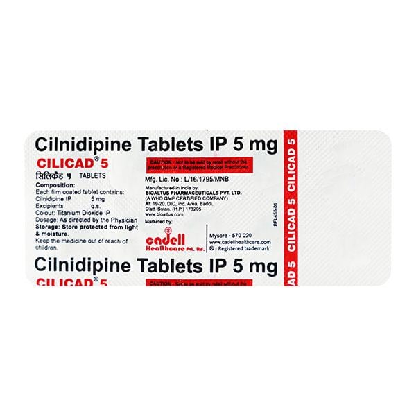 CILICAD 5 Tablet 10's