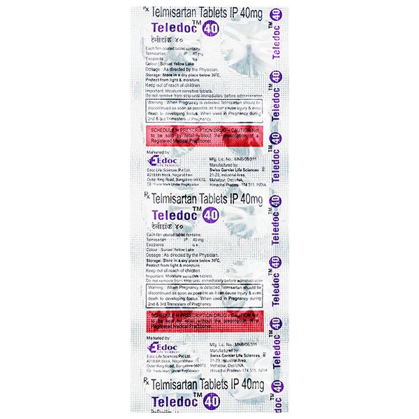 TELEDOC 40mg Tablet 10's