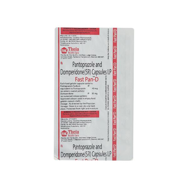 Fastpan D Capsule 10'S