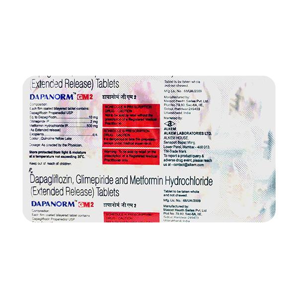 DAPANORM GM 2 Tablet 10's