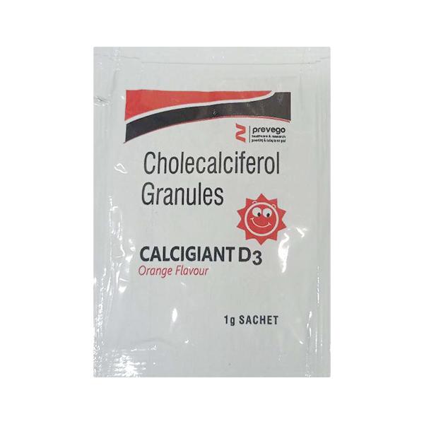 CALCIGIANT D3 ORANGE FLAVOUR Granules 1gm
