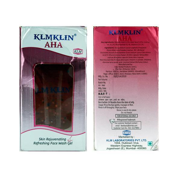 Klmklin Aha Gel Face Wash 50ml