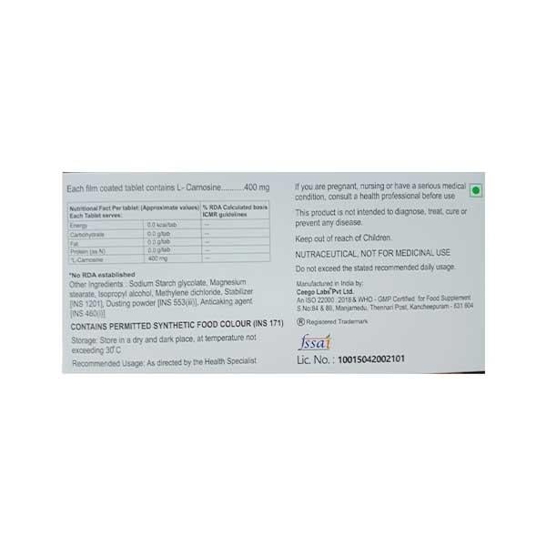 COGNICARE DS Tablet 10's