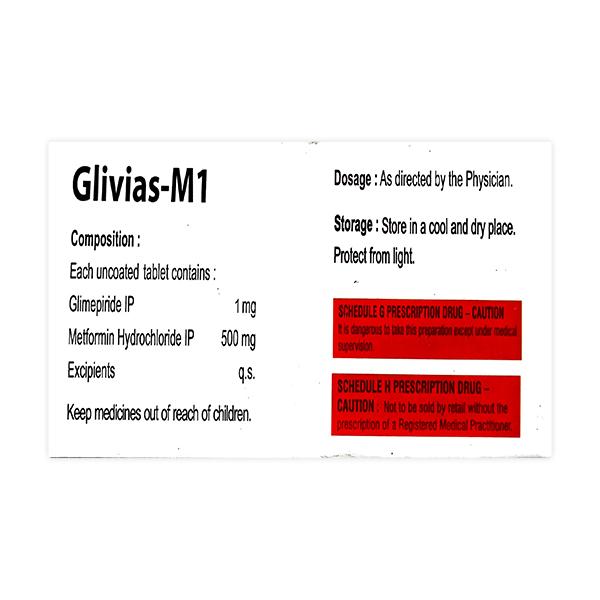 GLIVIAS M 1 Tablet 10's