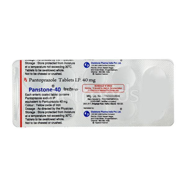 Panstone 40mg Tablet 10'S