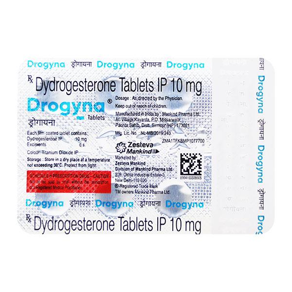 DROGYNA 10mg Tablet 8's