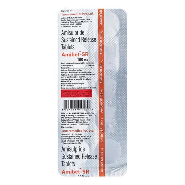 AMIBET SR 100 Tablet 10's