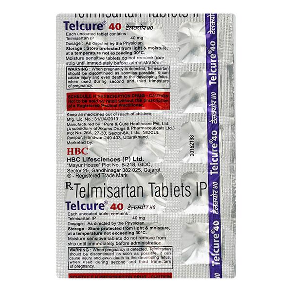 TELCURE 40 Tablet 15's