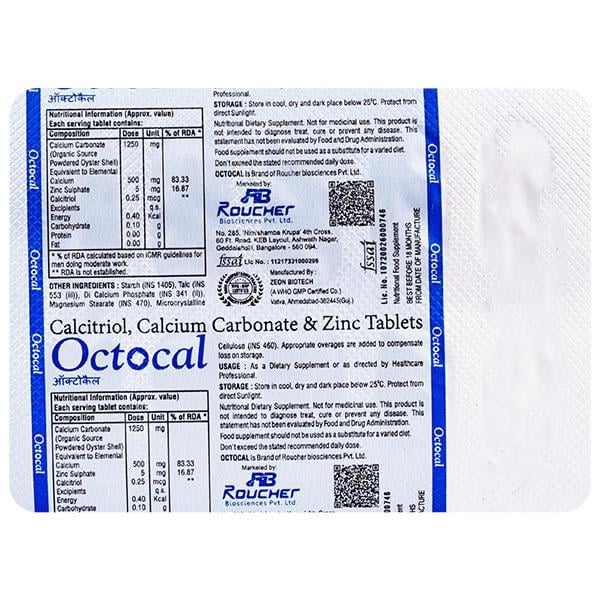 OCTOCAL Tablet 10's