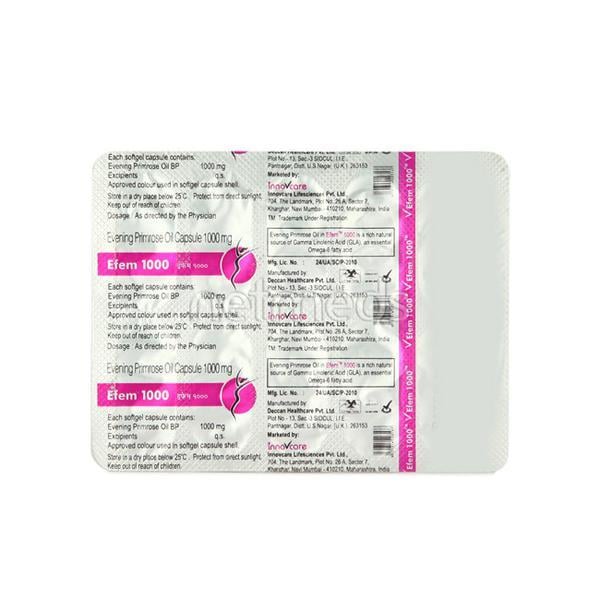 Efem 1000mg Capsule 10's