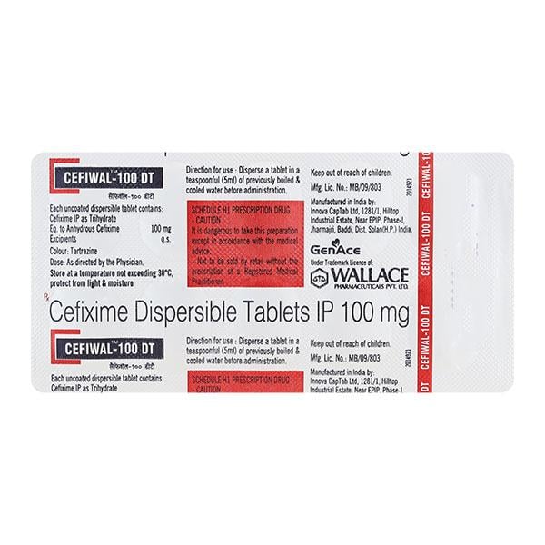 CEFIWAL DT 100 Tablet 10's