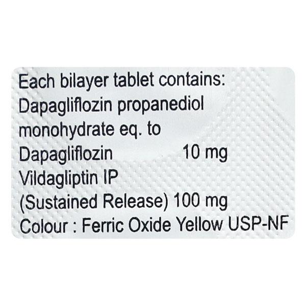 DAPARYL V 10/100 Tablet 10's