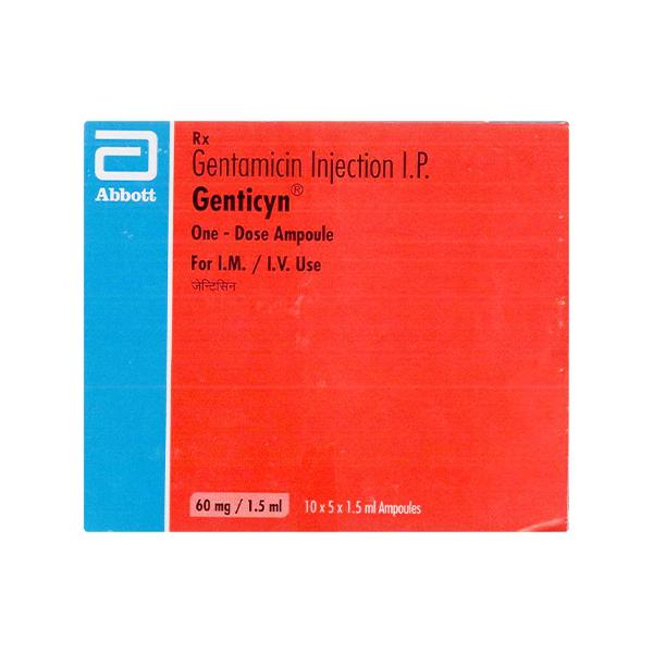 GENTICYN 60mg Injection 1.5ml